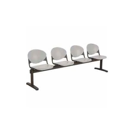 Kfi Beam Seating - 4 Cool Gray Seats 4-SEAT BEAM-P06 Cool Grey